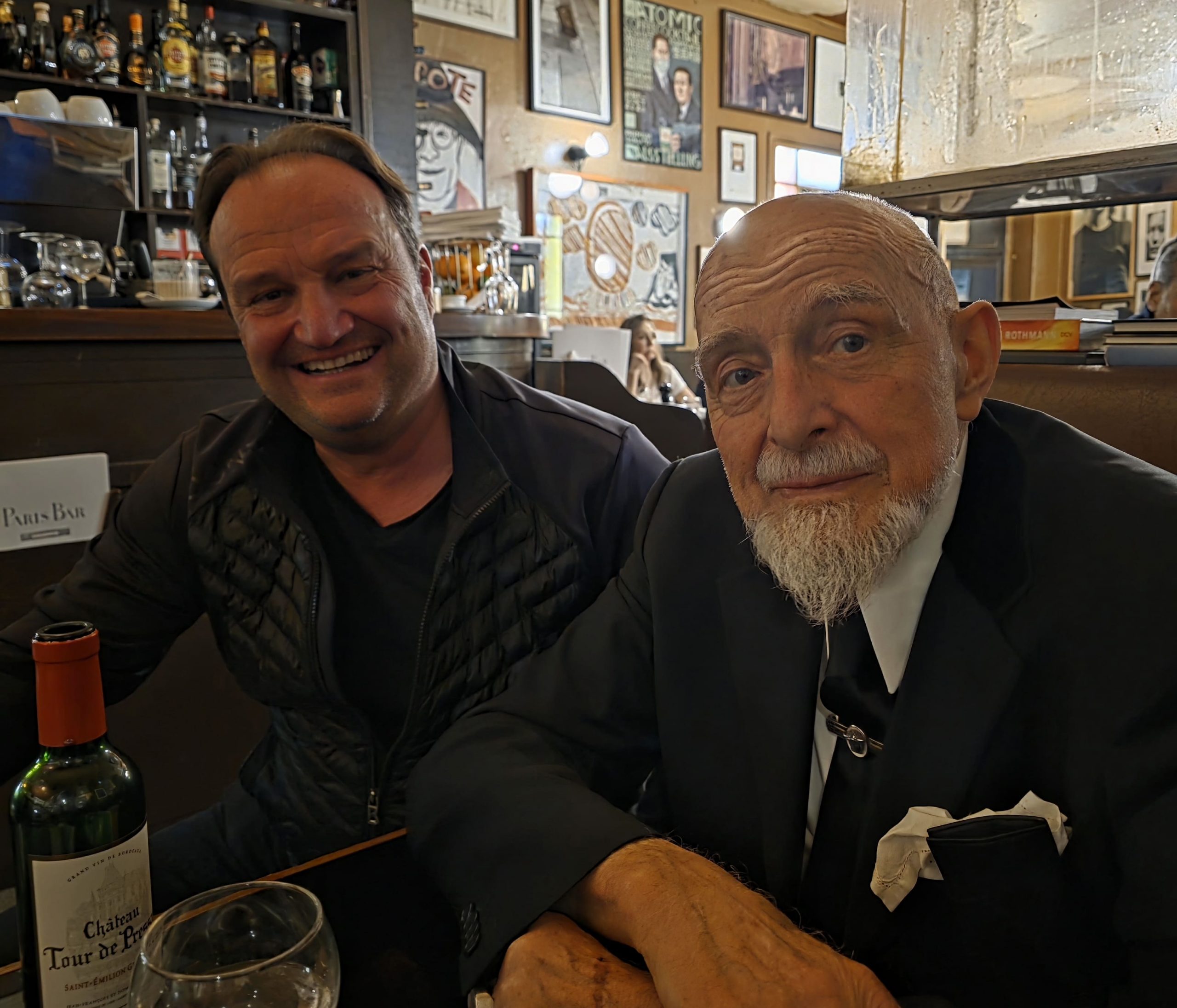 Jörn Follmer mit Markus Lüpertz